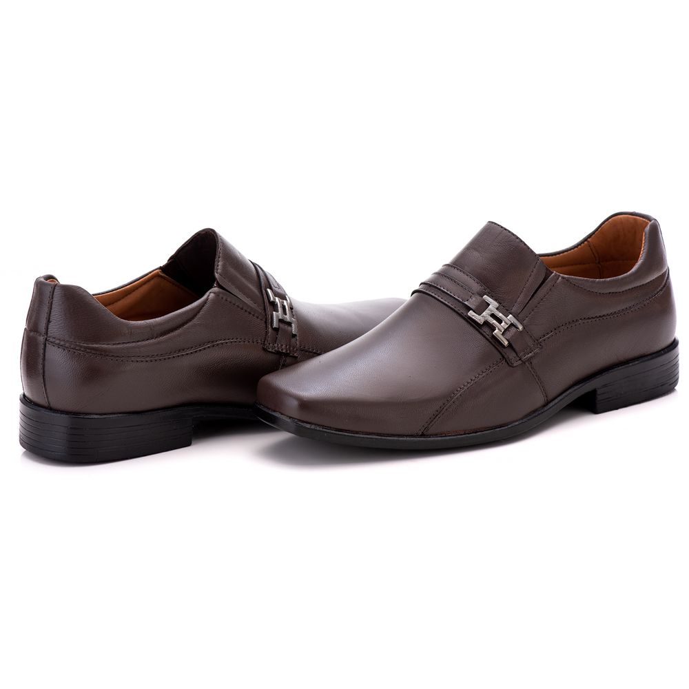 Sapato Social Ortopédico Masculino Comfort Firenze com Bico Fino