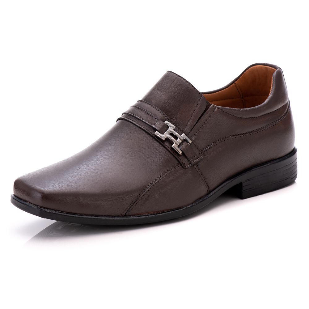 Sapato Social Ortopédico Masculino Comfort Firenze com Bico Fino