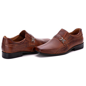 Sapato Social Ortopédico Masculino Comfort Firenze com Bico Fino