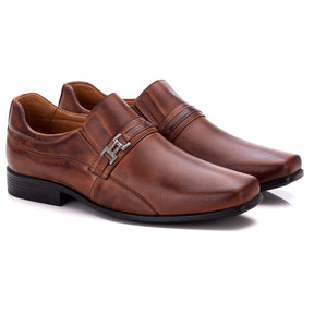 Sapato Social Ortopédico Masculino Comfort Firenze com Bico Fino
