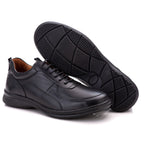 Sapato Ortopédico Masculino Couro Casual