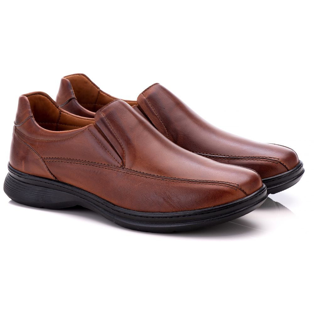 Sapato Social Ortopédico Comfort Masculino Moderno– Slip-On Elegante