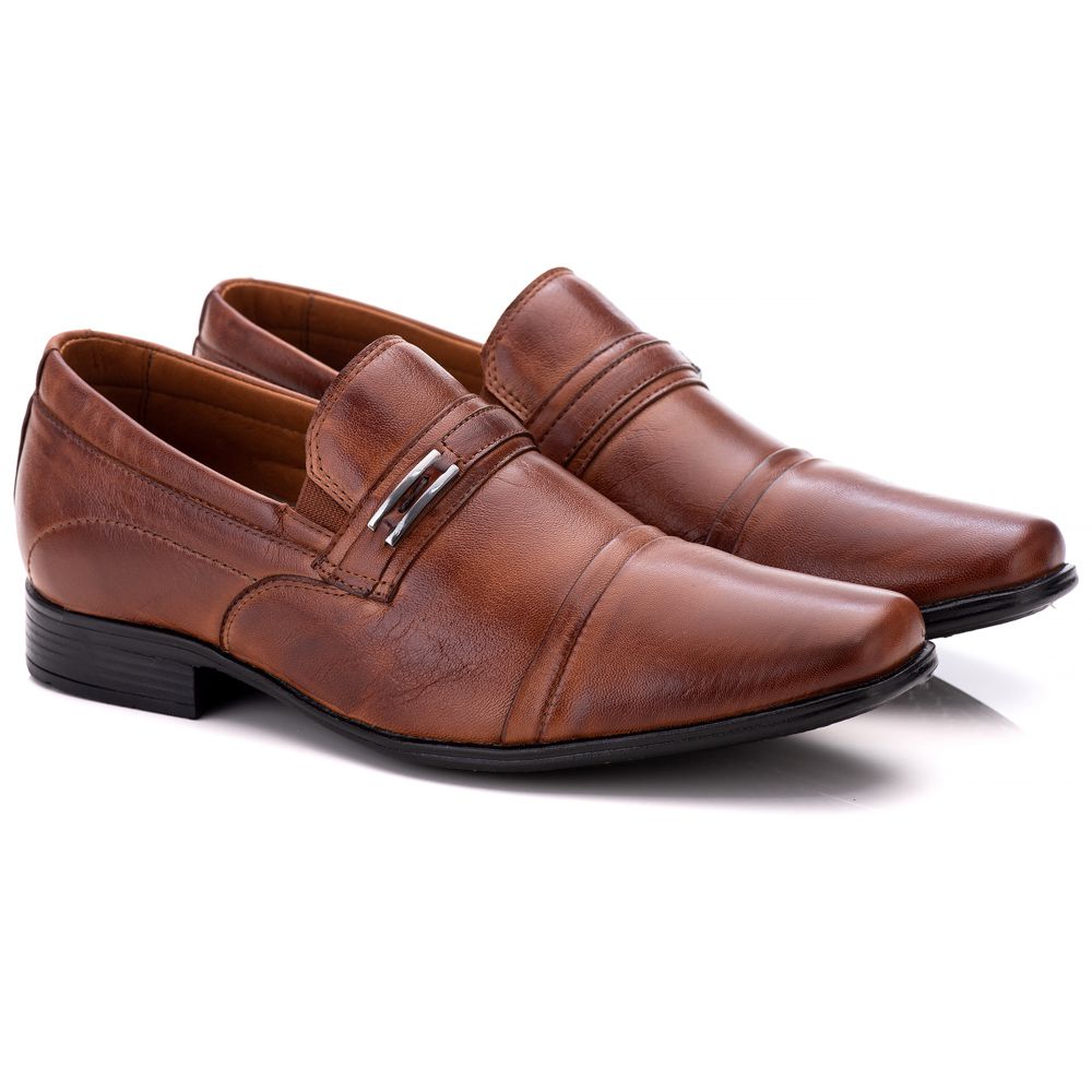 Sapato Social Ortopédico Comfort Masculino Palermo – Couro Legítimo e Design Clássico