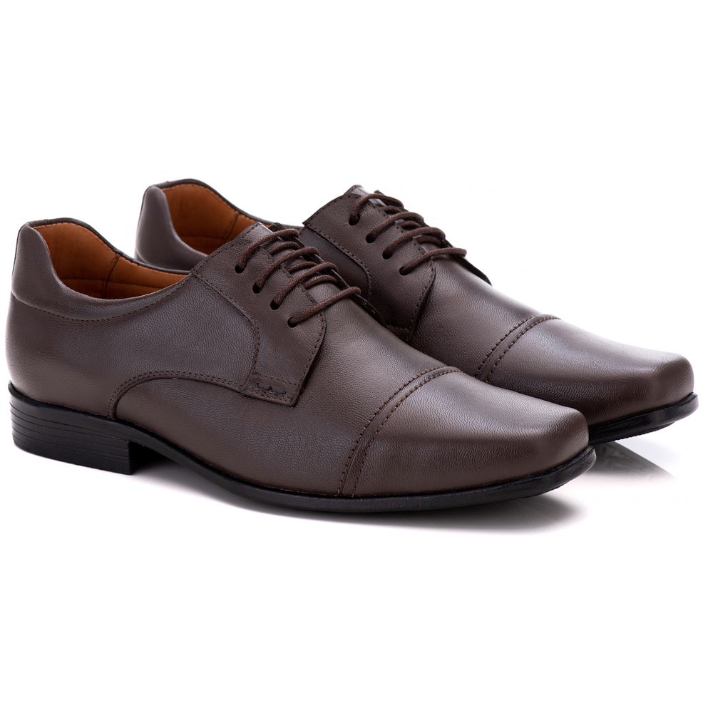 Sapato Social Ortopédico Comfort Masculino Verona – Couro Legítimo e Estilo Clássico