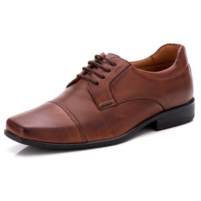 Sapato Social Ortopédico Comfort Masculino Verona – Couro Legítimo e Estilo Clássico