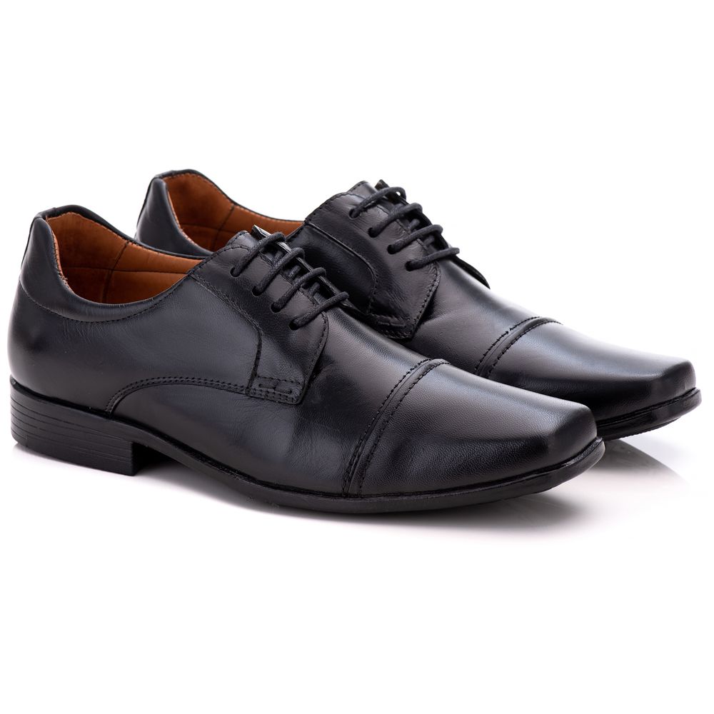 Sapato Social Ortopédico Comfort Masculino Verona – Couro Legítimo e Estilo Clássico