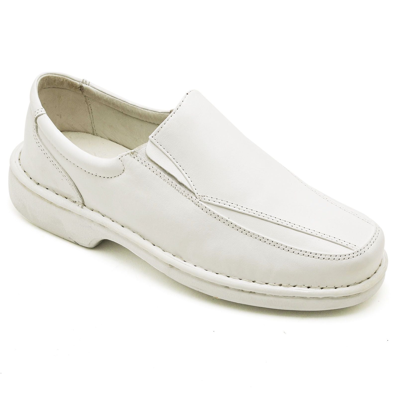 Sapato Ortopédico Masculino Couro Gel Comfort