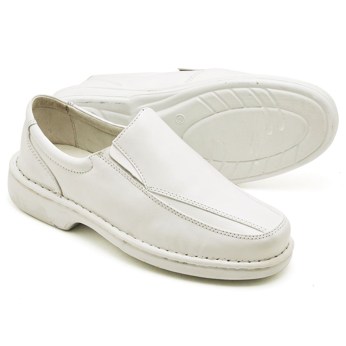 Sapato Ortopédico Masculino Couro Gel Comfort