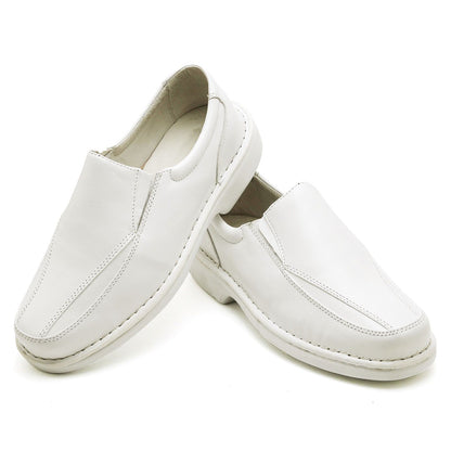 Sapato Ortopédico Masculino Couro Gel Comfort