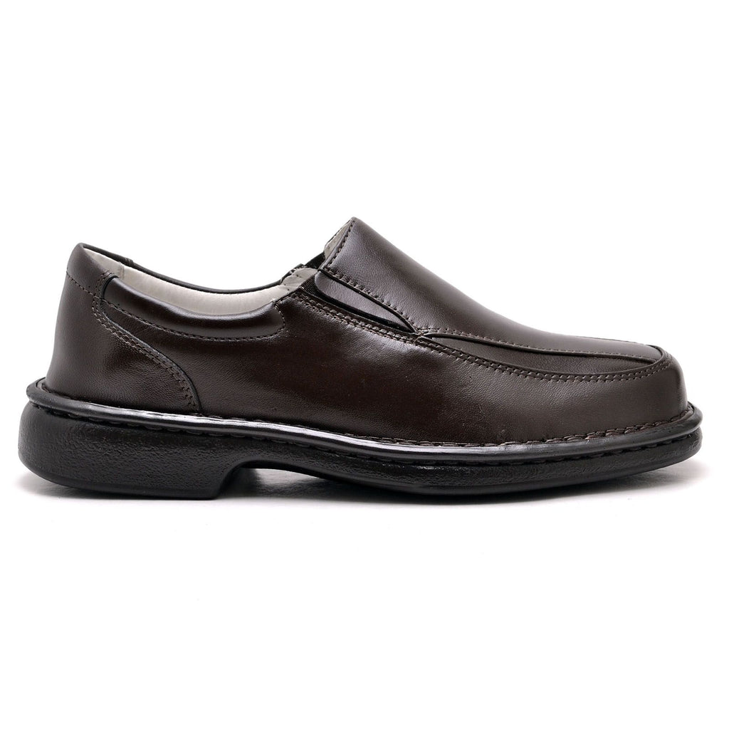 Sapato Ortopédico Masculino Couro Gel Comfort