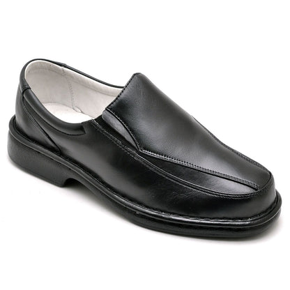 Sapato Ortopédico Masculino Couro Gel Comfort