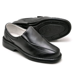 Sapato Ortopédico Masculino Couro Gel Comfort
