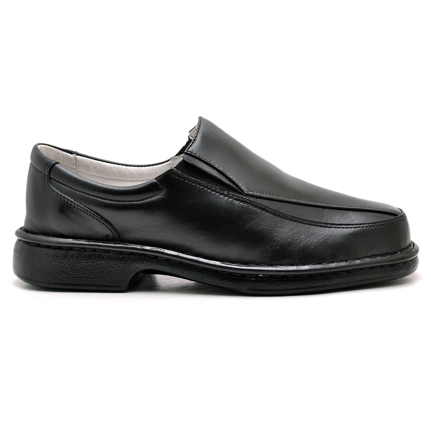 Sapato Ortopédico Masculino Couro Gel Comfort