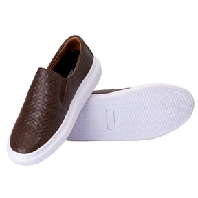 Compre 1 e Leve 2 - Slip On Masculino em Couro + Brinde [Carteira e cinto]🔥