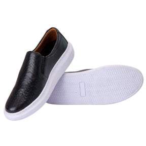 Compre 1 e Leve 2 - Slip On Masculino em Couro + Brinde [Carteira e cinto]🔥