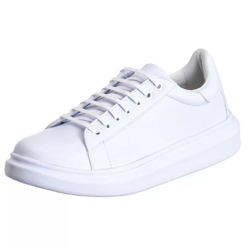 Tênis Casual Costarini Branco - Couro Ecológico