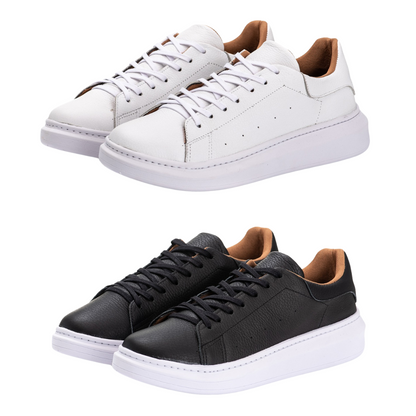 Compre 1 e Leve 2 - Tênis Casual Em Couro 🔥