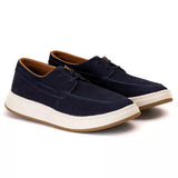 Mocassim Casual Dockside Masculino Em Couro Azul