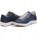 Sapatenis Casual Ranster 100% Couro Tenis Confortável Palmilha Em Gel Plus Promoção