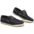 Sapatenis Masculino Dockside Mocassim Casual Em Couro Azul