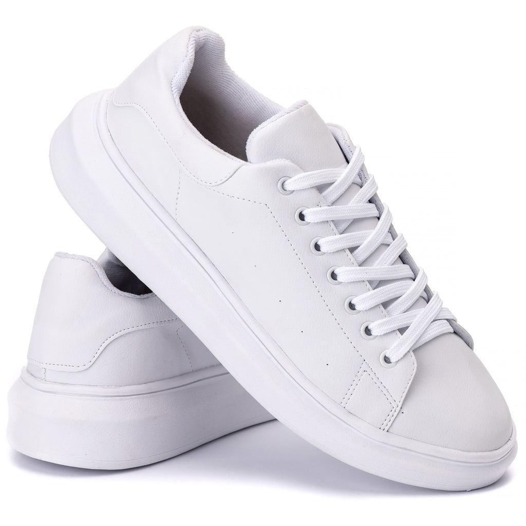 Tênis Casual Costarini Branco - Couro Ecológico