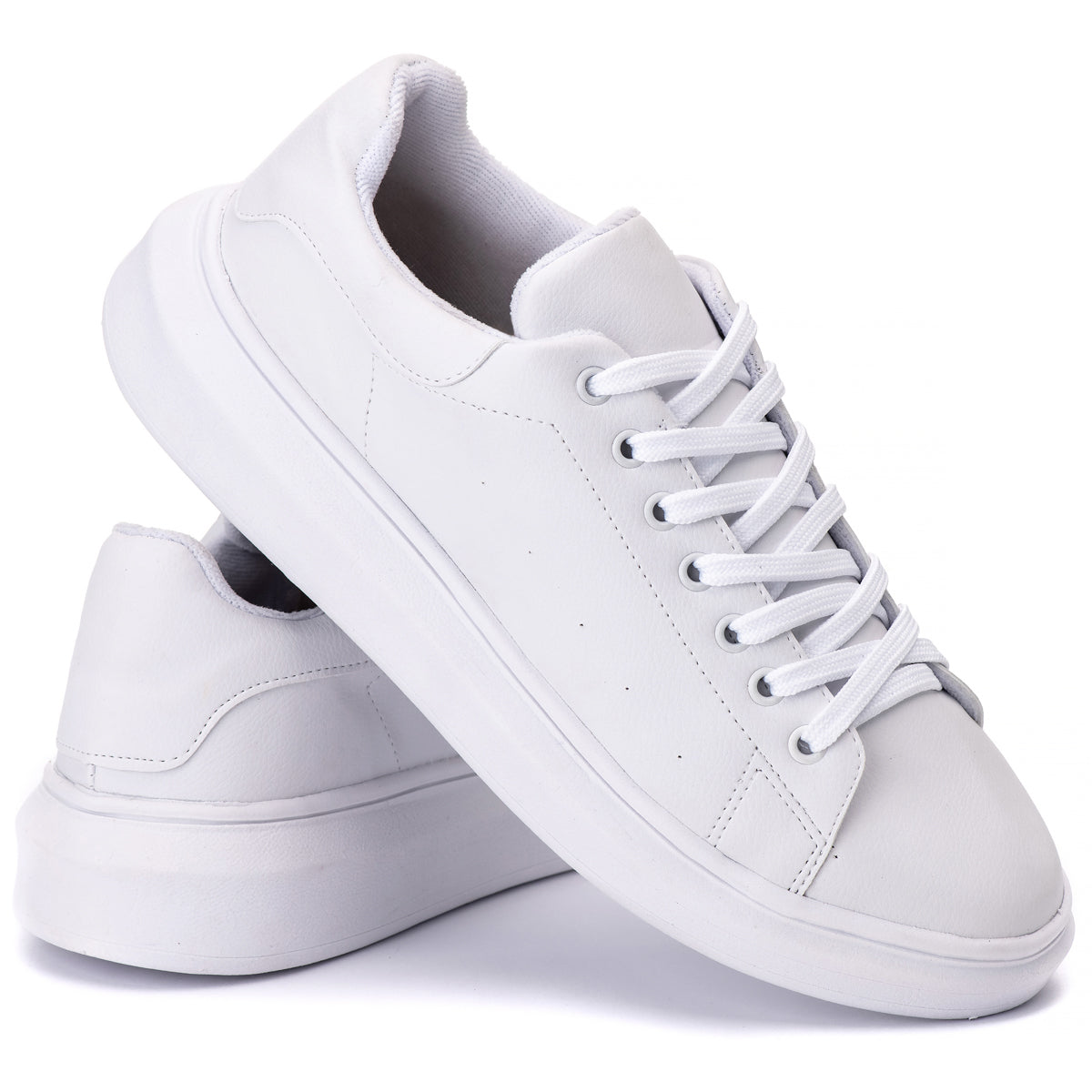 Tênis Casual Costarini Branco - Couro Ecológico