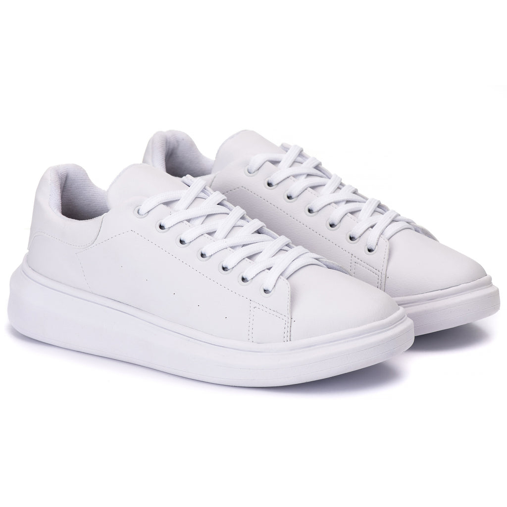 Tênis Casual Costarini Branco - Couro Ecológico