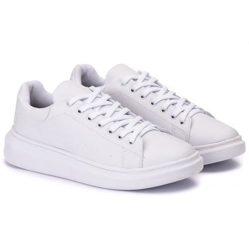 Tênis Casual Costarini Branco - Couro Ecológico