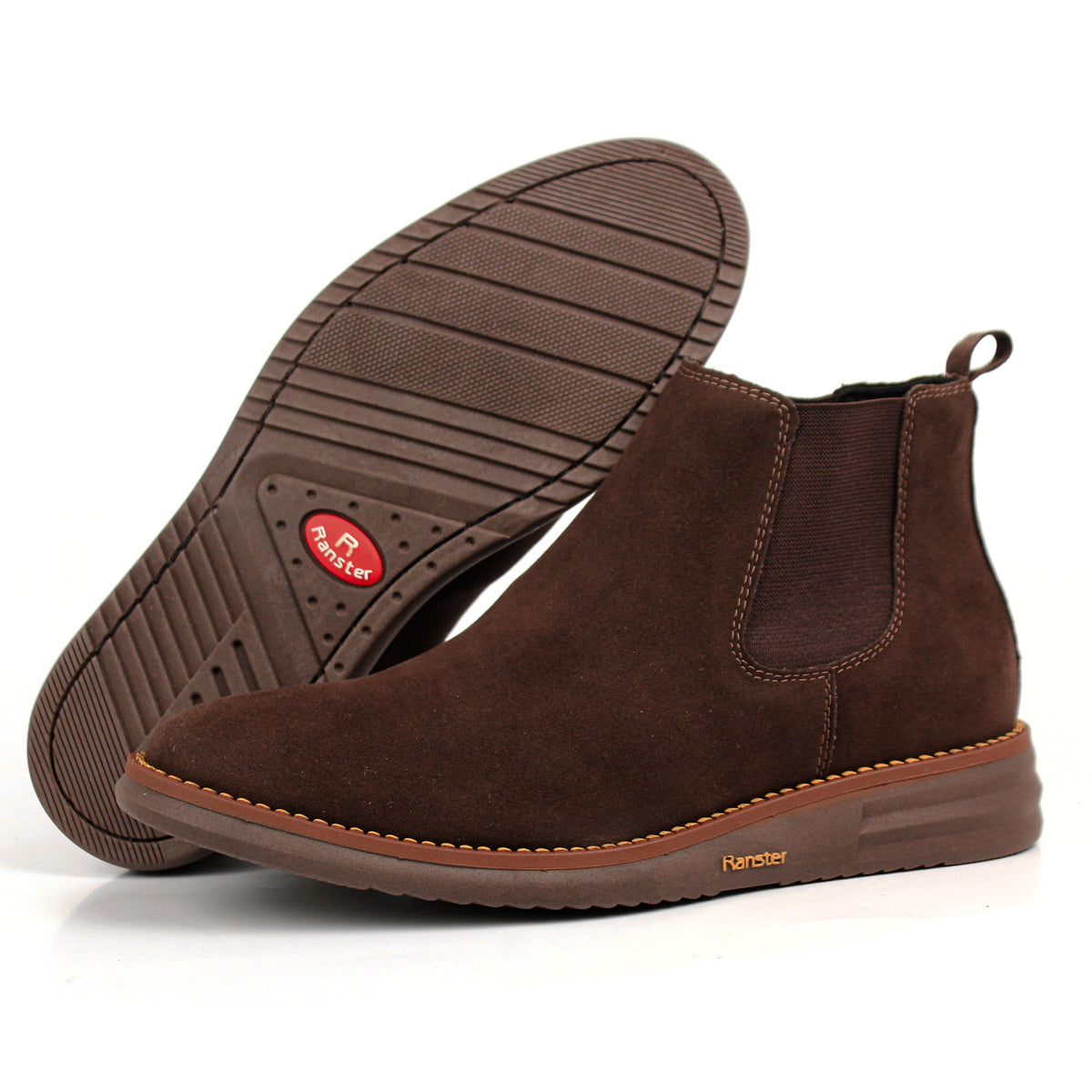 Compre 1 e Leve 2 Botina Masculina Chelsea Couro Camurça