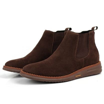 Compre 1 e Leve 2 Botina Masculina Chelsea Couro Camurça