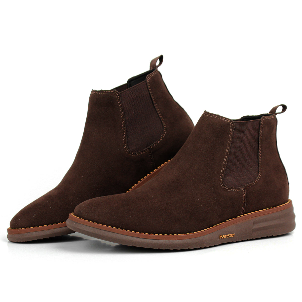 Compre 1 e Leve 2 Botina Masculina Chelsea Couro Camurça