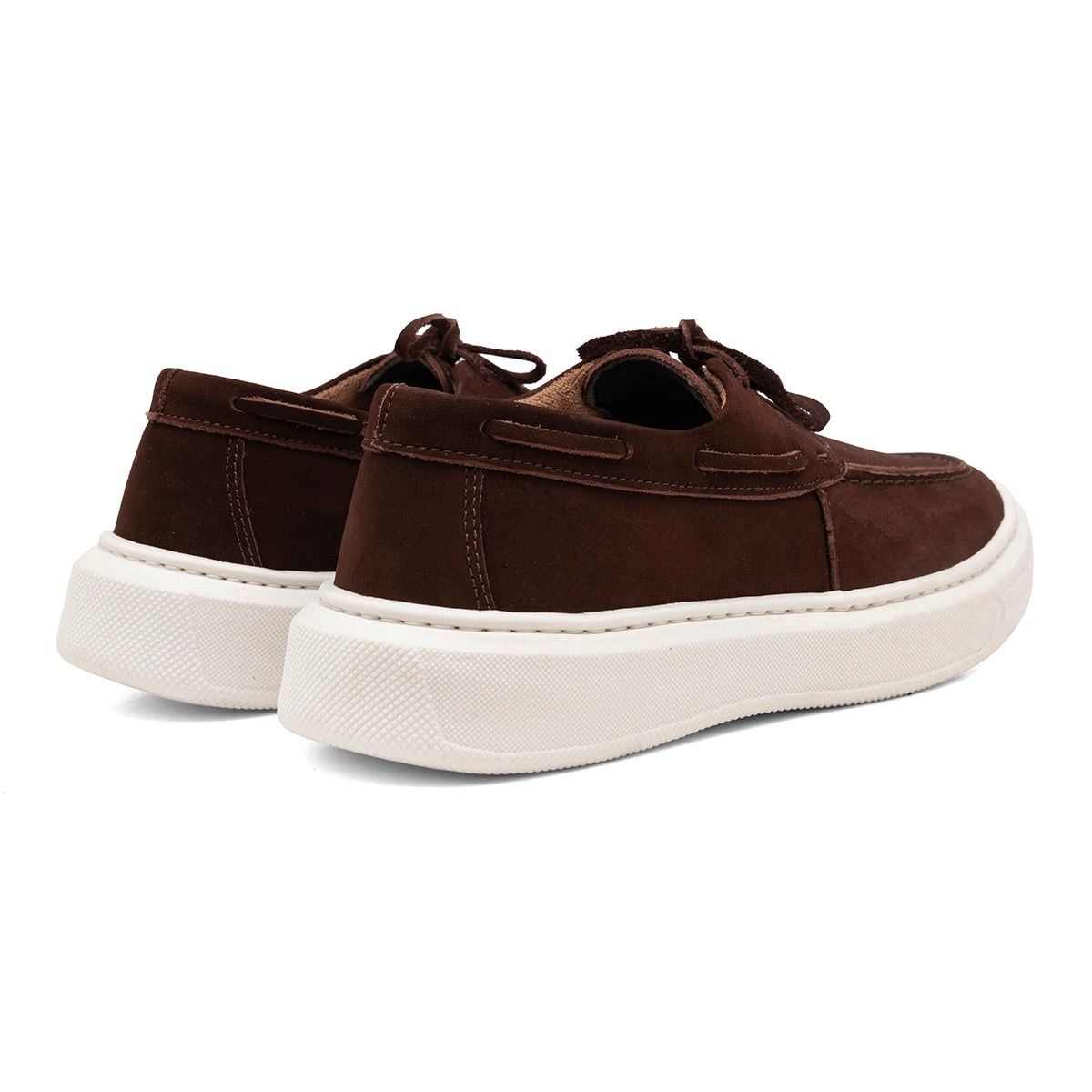Mocassim Casual Dockside Masculino Em Couro Café