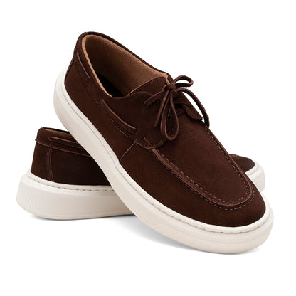 Combo 2 Pares - Casual Dockside Mocassim Masculino Em Couro