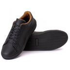 Tênis Casual Em Couro Costarini All Black