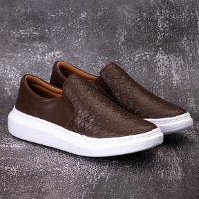 Compre 1 e Leve 2 - Slip On Masculino em Couro + Brinde [Carteira e cinto]🔥