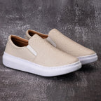 Compre 1 e Leve 2 - Slip On Masculino em Couro + Brinde [Carteira e cinto]🔥