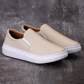 Compre 1 e Leve 2 - Slip On Masculino em Couro + Brinde [Carteira e cinto]🔥