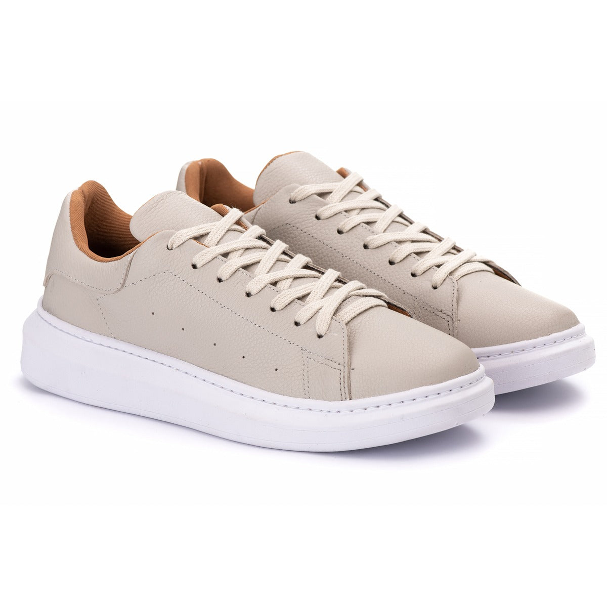 Tênis Casual Em Couro Costarini OffWhite