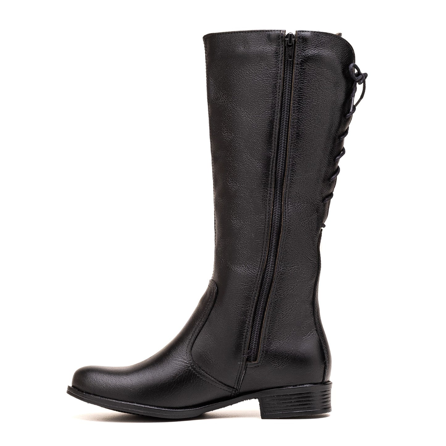 Bota Montaria Feminina Cano Longo Ajustavel Couro Legitimo