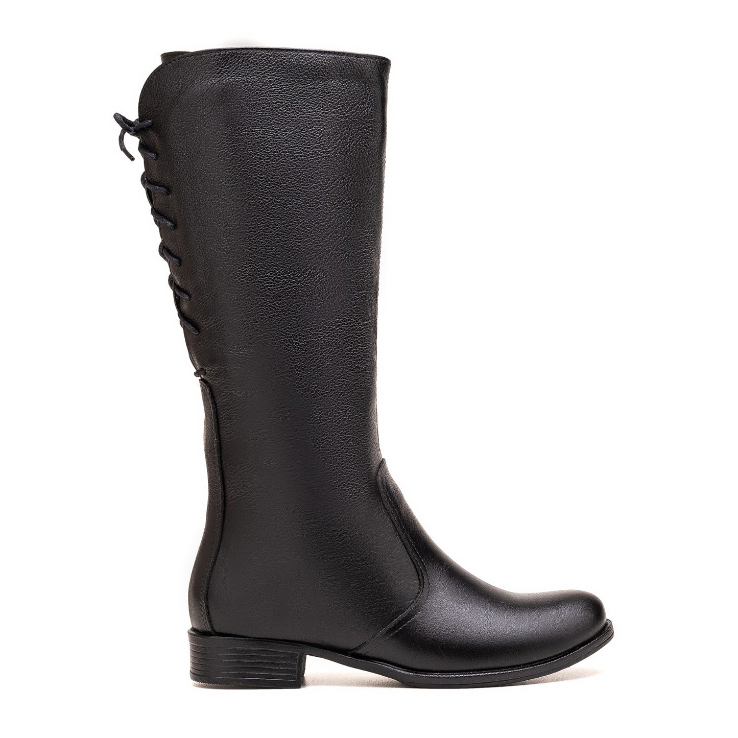 Bota Montaria Feminina Cano Longo Ajustavel Couro Legitimo