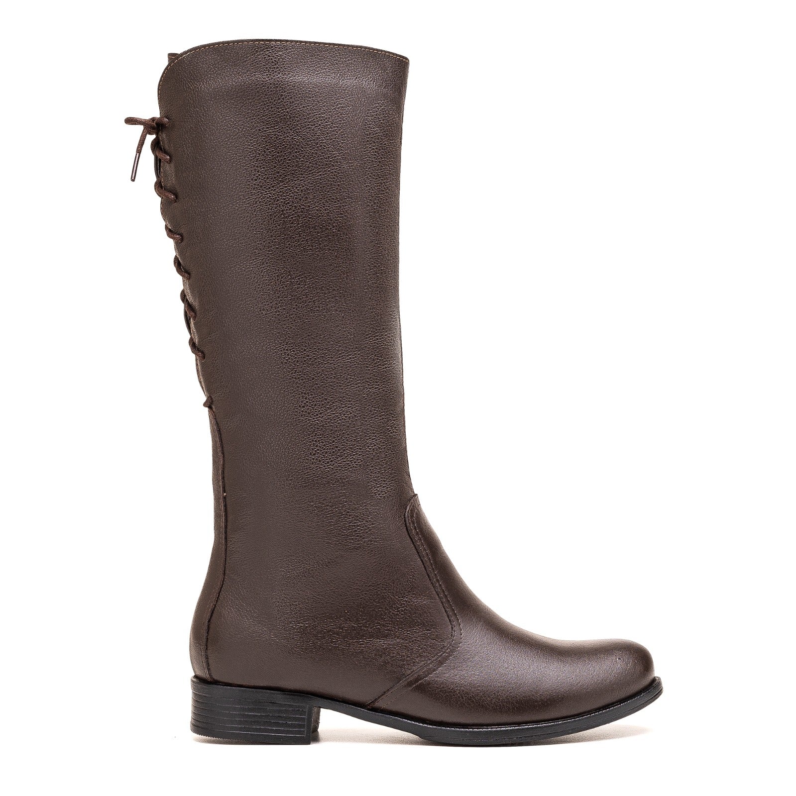 Bota Montaria Feminina Cano Longo Ajustavel Couro Legitimo