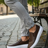 Tênis Iate Floater Couro Costarini Café