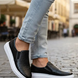 Tênis Iate Floater Couro Costarini Preto