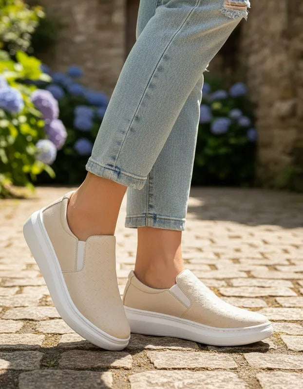 Tênis Iate Floater Couro Costarini OffWhite