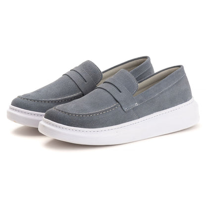 Compre 1 e Leve 2 Slip On - Mocassim Masculino Couro Camurça
