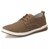 Sapatenis Oxford  Comfort 100% Couro  Palmilha Ultra Gel Cinza - Taupe