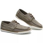 Sapatenis Masculino Dockside Mocassim Casual Em Couro Legitimo Marfim